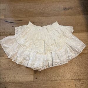 Altar'd State Cream A-Line Skirt